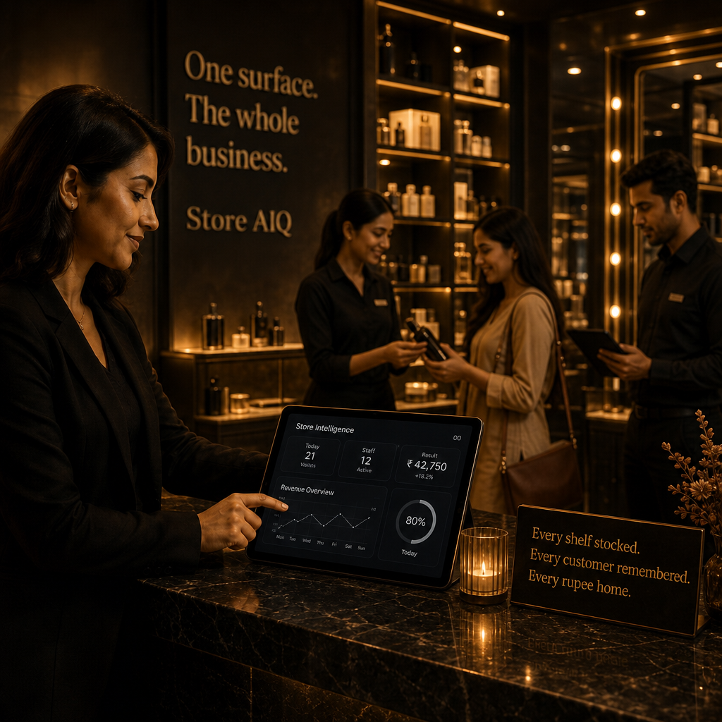 Store AIQ retail management dashboard